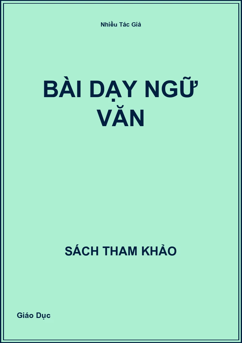 Bài dạy Ngữ Văn