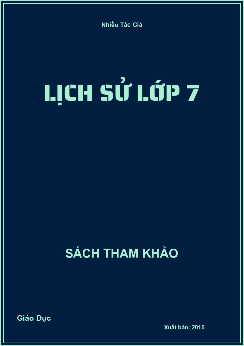 Lịch sử lớp 7