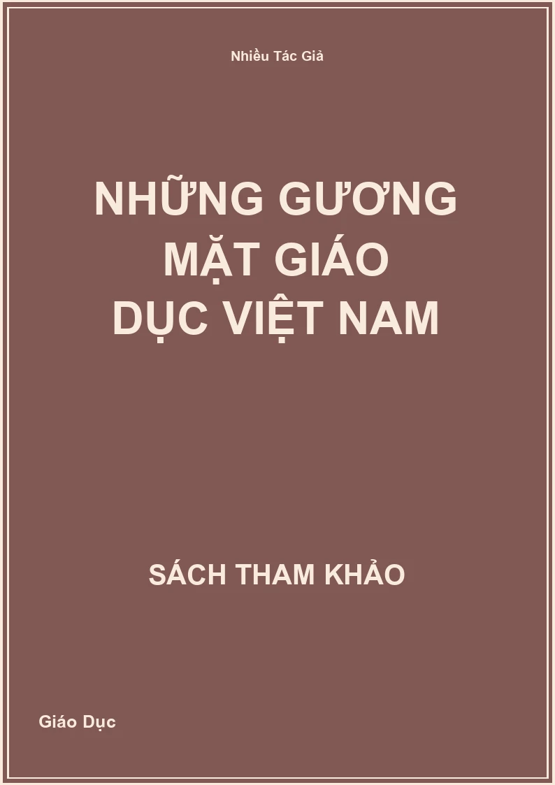 Những gương mặt giáo dục Việt Nam