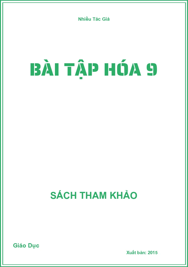 Bài tập Hóa 9