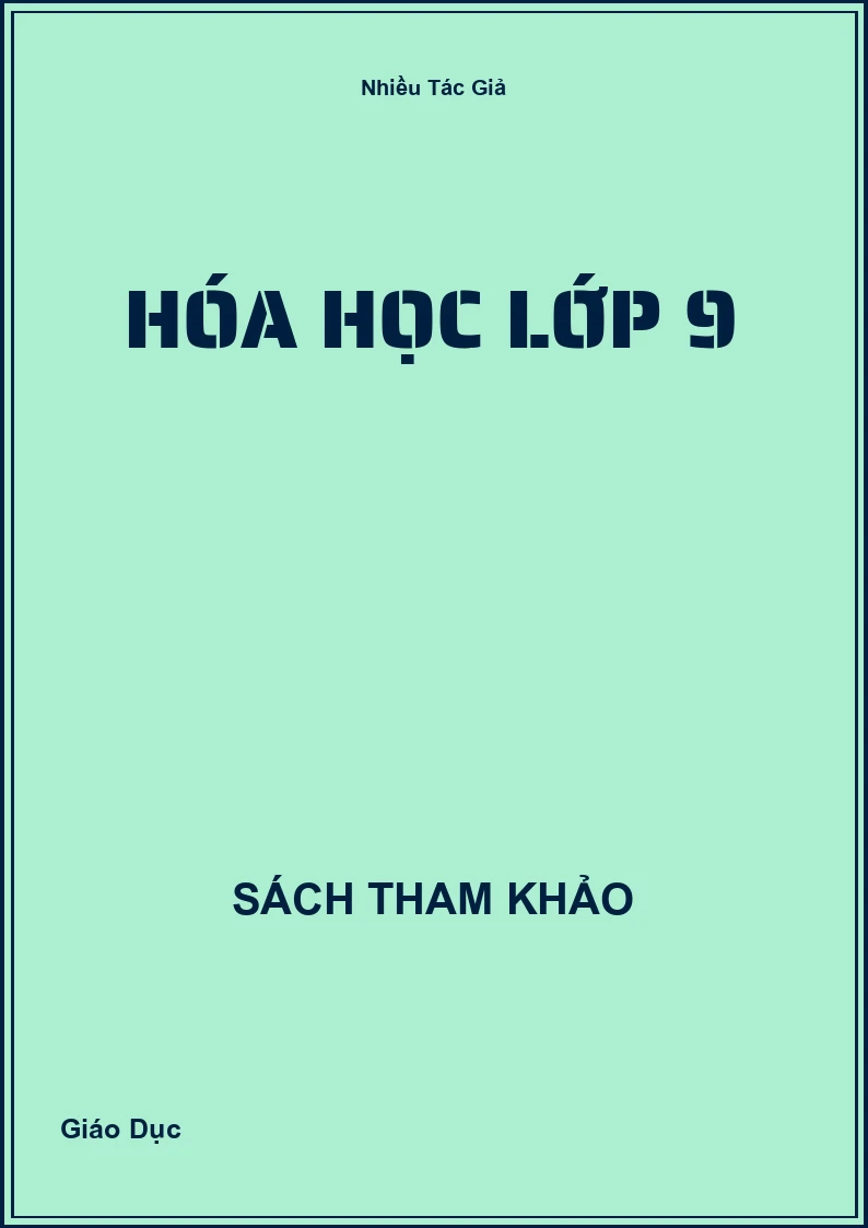 Hóa học lớp 9