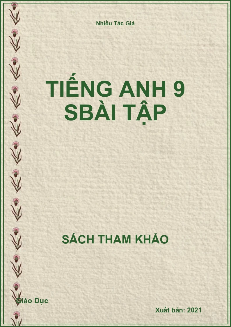 Tiếng anh 9 Sách Bài tập