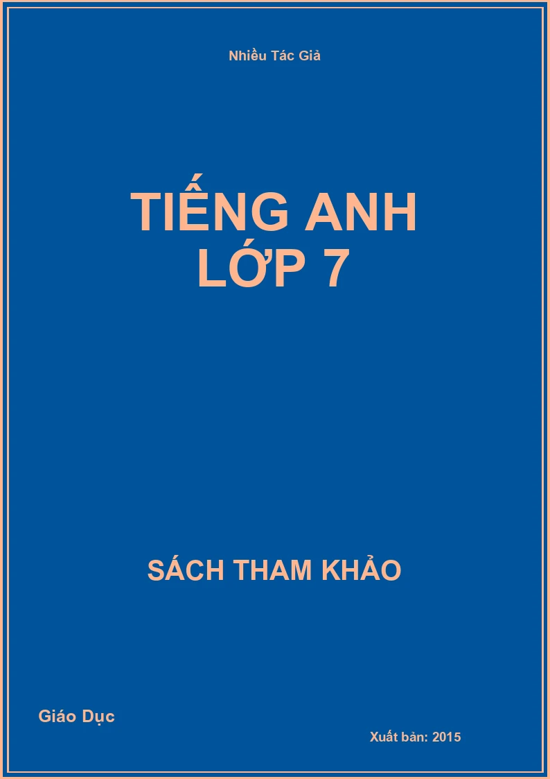 Tiếng anh lớp 7