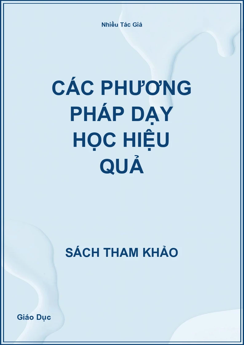 Các phương pháp dạy học hiệu quả