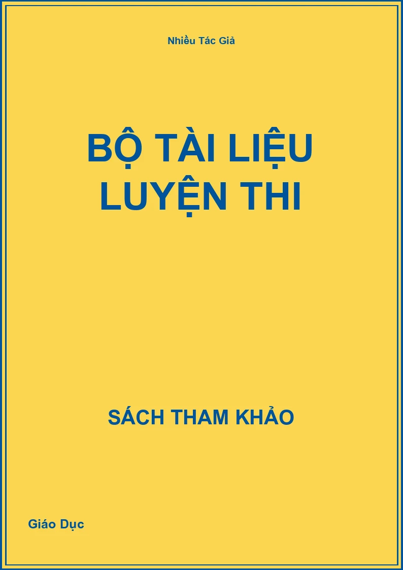 Bộ tài liệu luyện thi