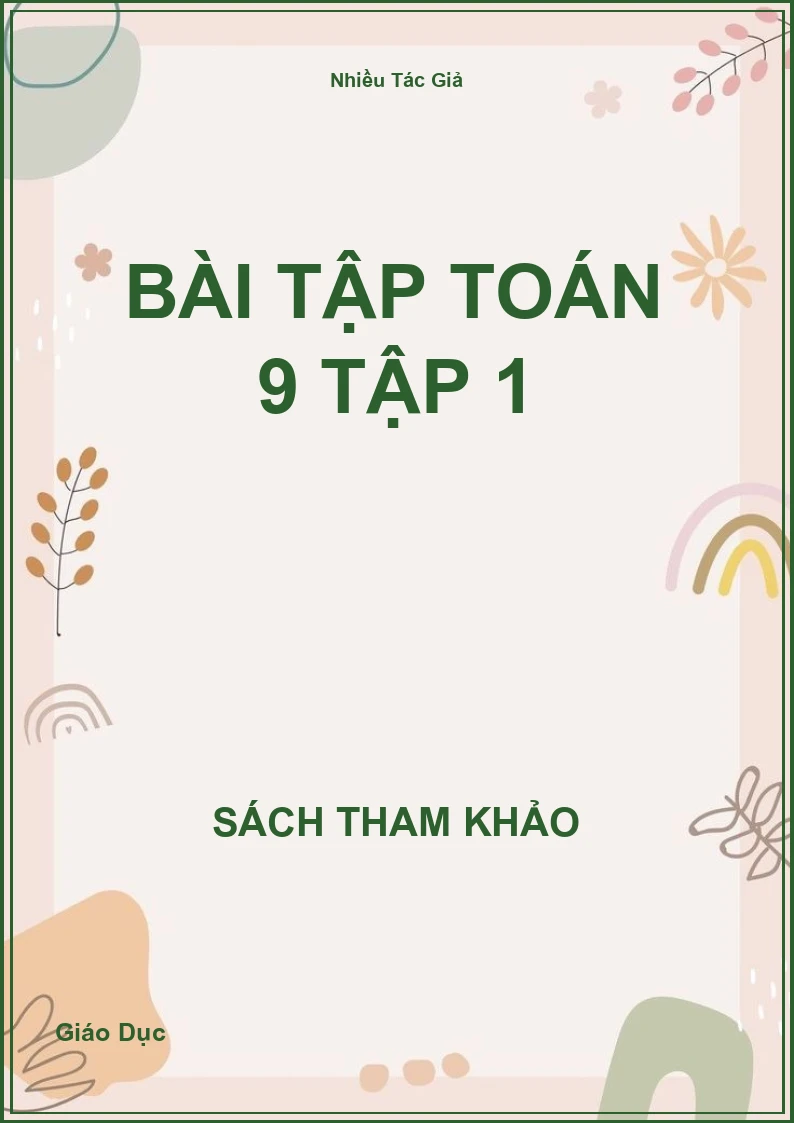 Bài tập toán 9 Tập 1