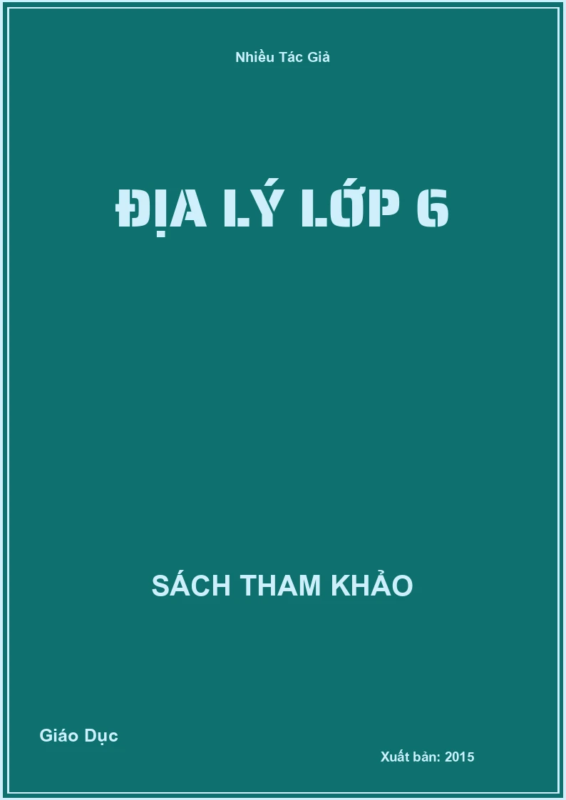 Địa lý lớp 6