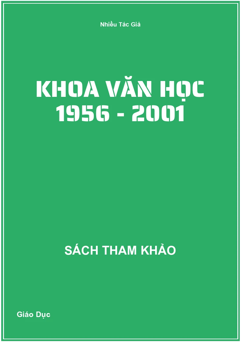 Khoa văn học 1956 - 2001