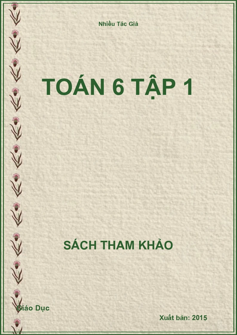 Toán 6 Tập 1