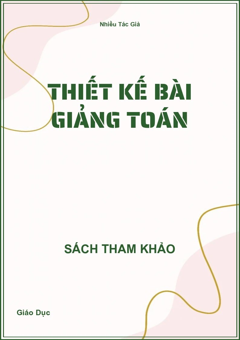 Thiết kế bài giảng Toán