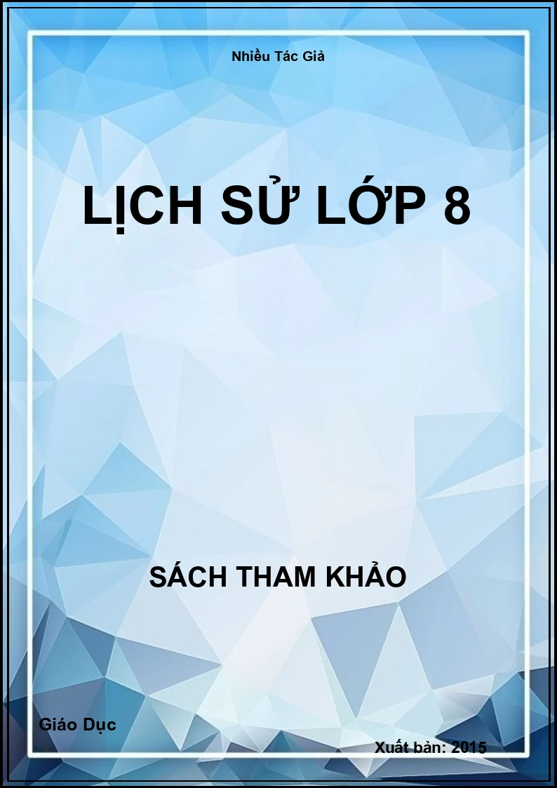 Lịch sử lớp 8