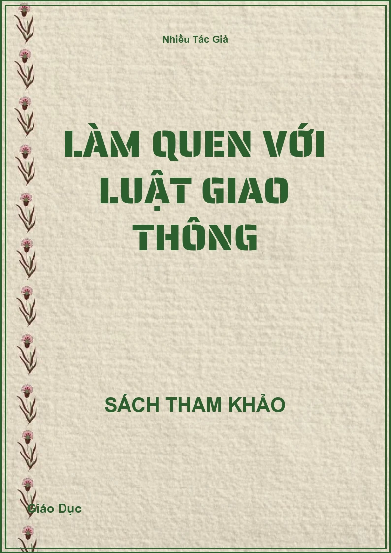 Làm quen với luật giao thông