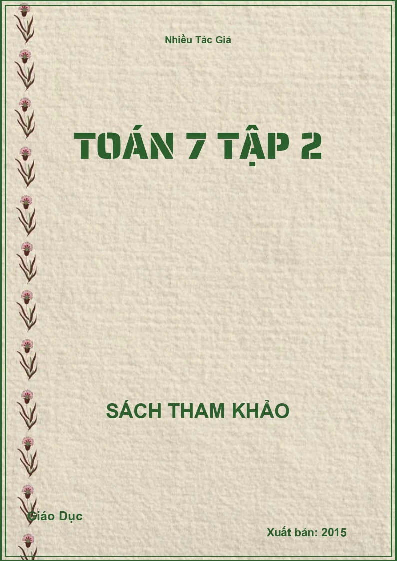 Toán 7 Tập 2