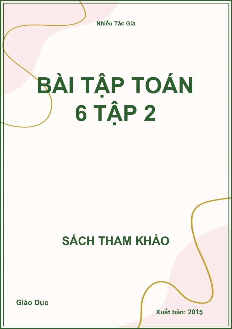 Bài tập Toán 6 Tập 2