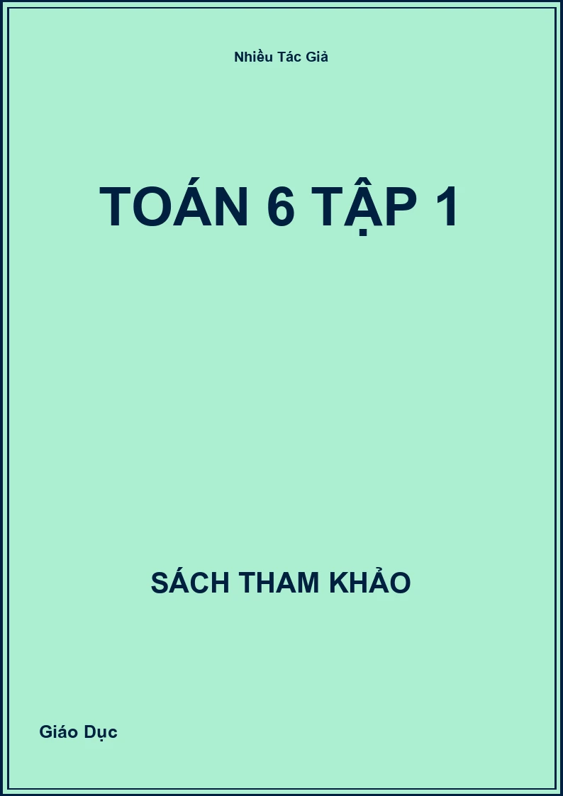 Toán 6 Tập 1
