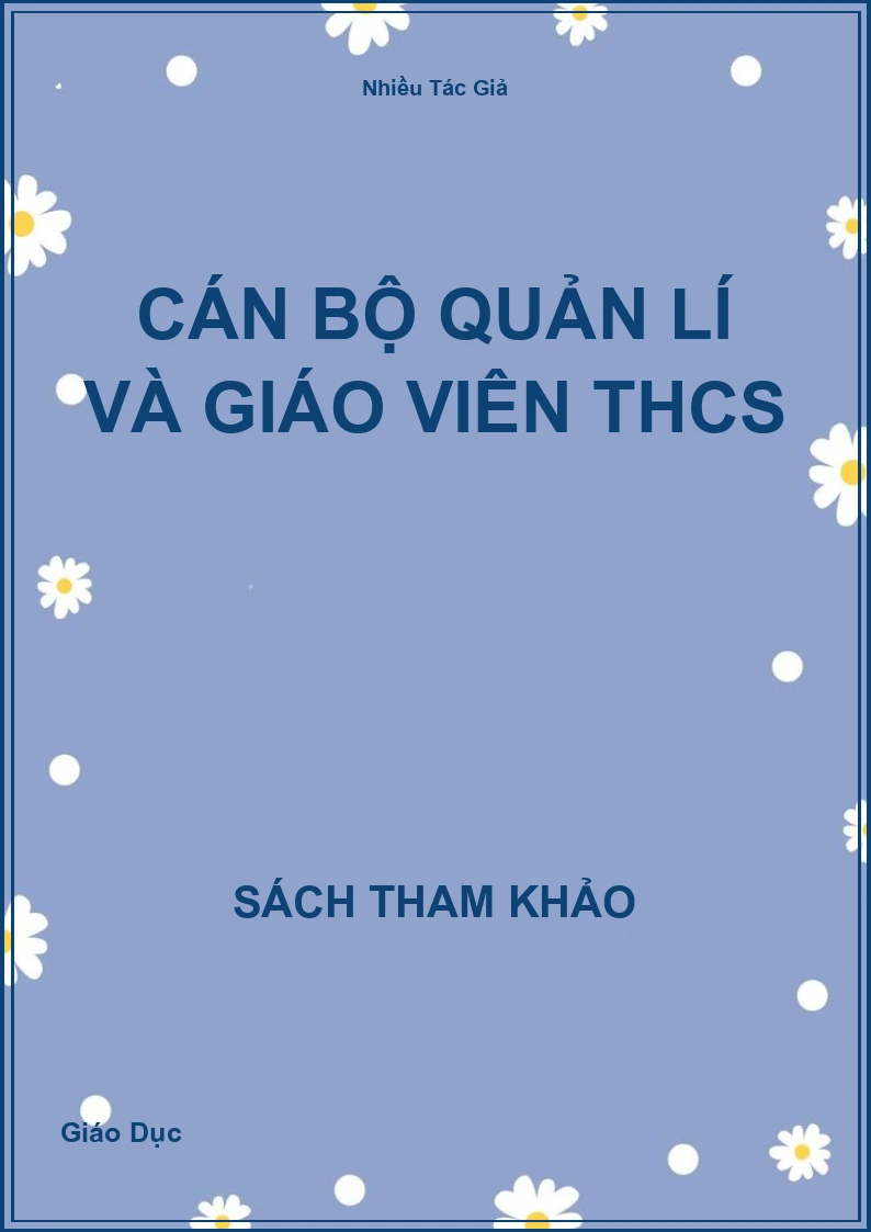 Cán bộ quản lí và giáo viên THCS