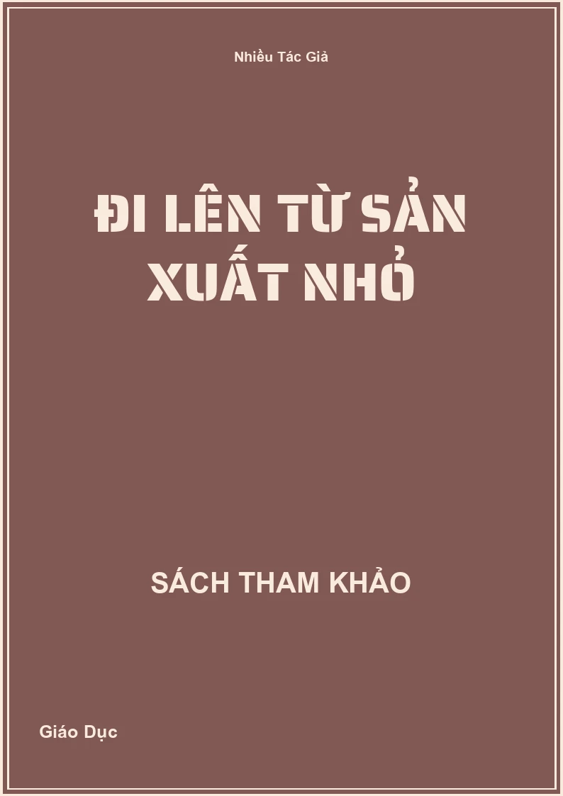 Đi lên từ sản xuất nhỏ