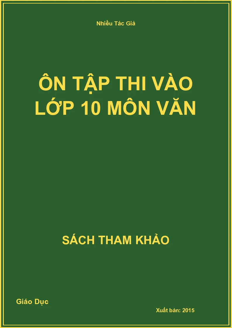 Ôn tập thi vào lớp 10 môn Văn