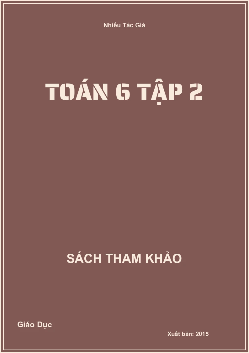 Toán 6 Tập 2