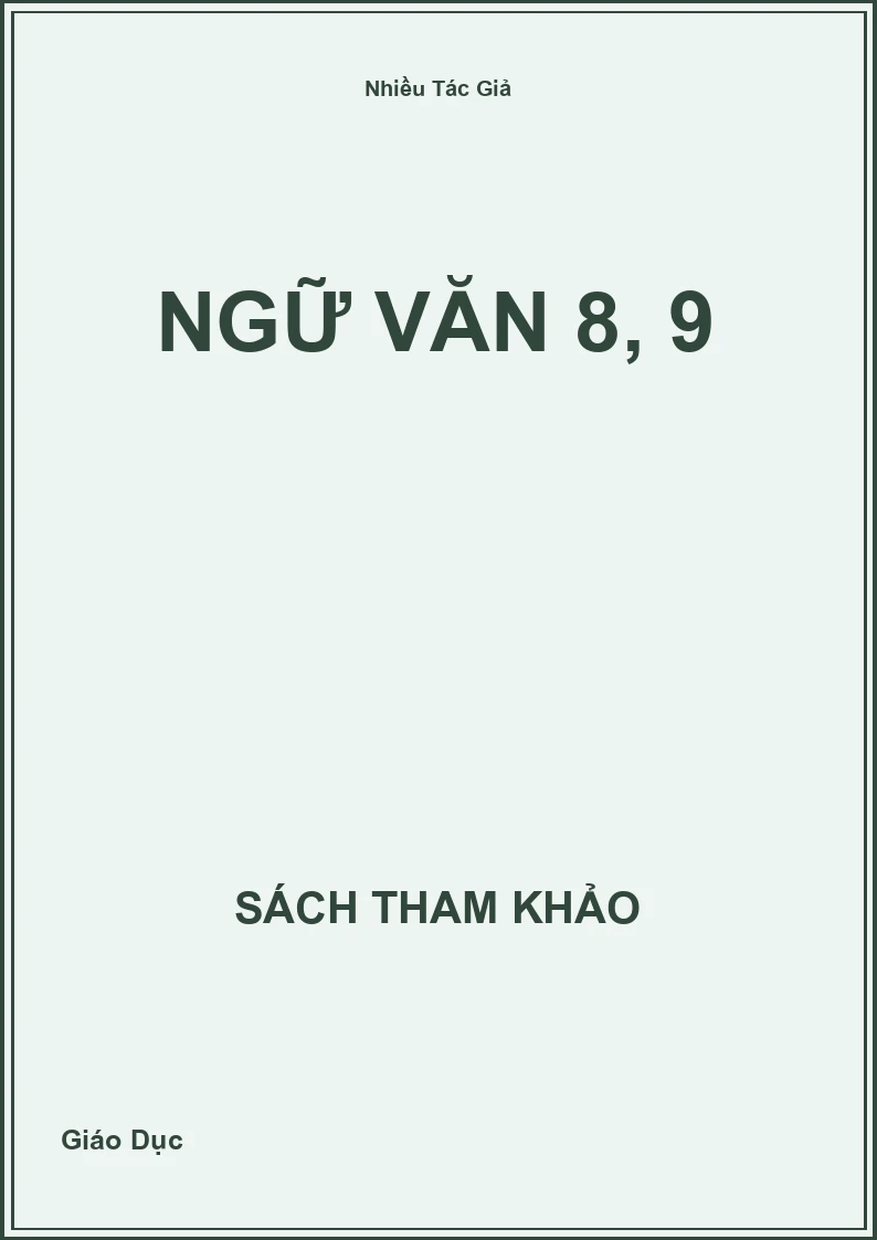 Ngữ văn 8, 9