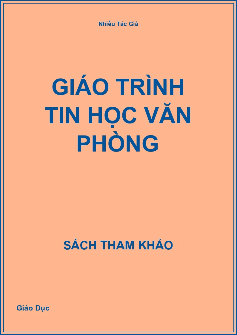 Giáo trình tin học văn phòng