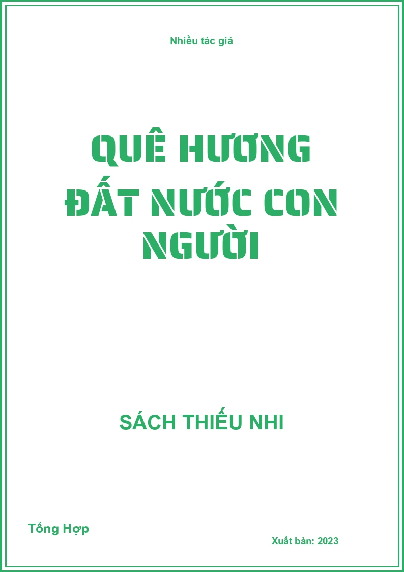 Quê hương đất nước con người