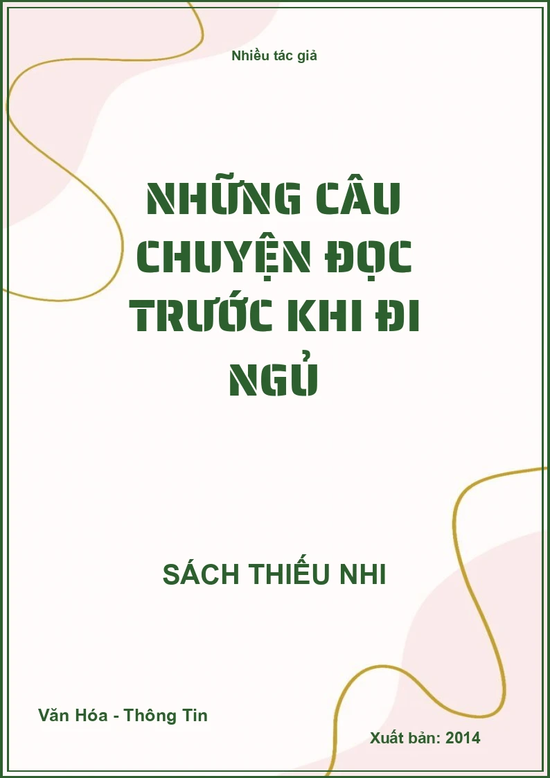 Những câu chuyện đọc trước khi đi ngủ