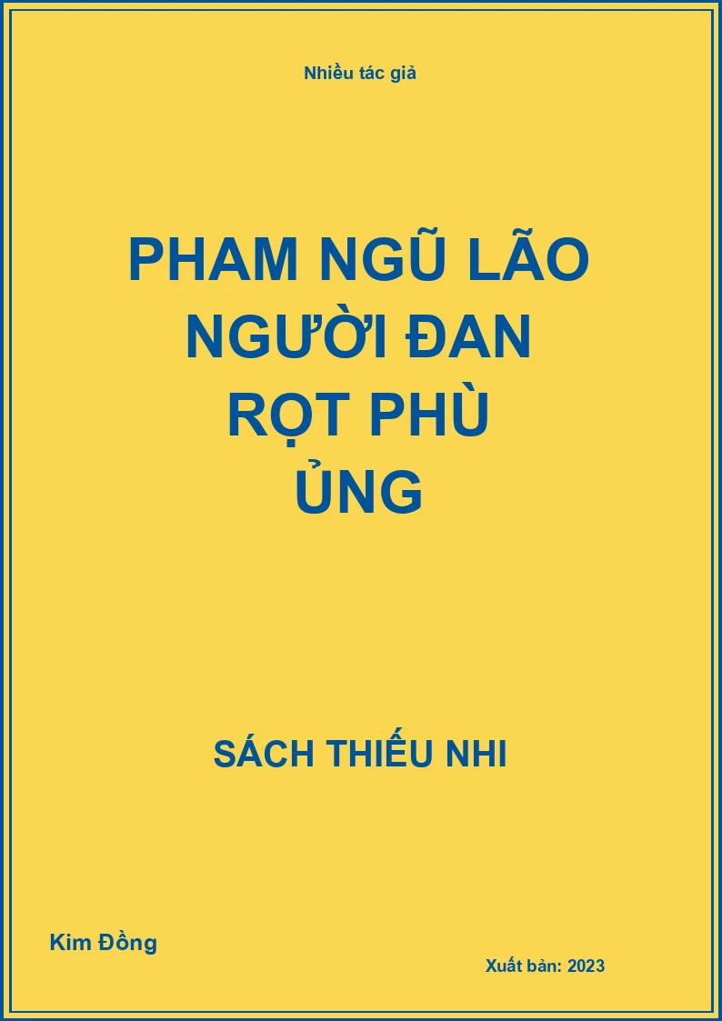 Pham Ngũ lão người đan rọt phù ủng