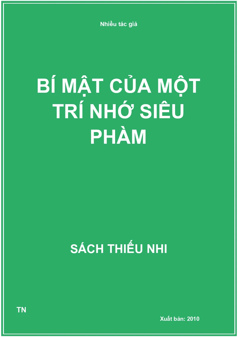 Bí mật của một trí nhớ siêu phàm