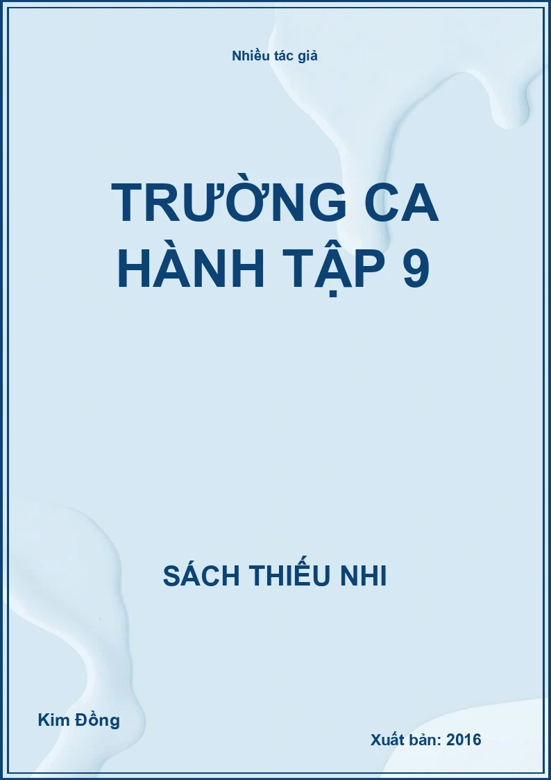 Trường ca hành tập 9