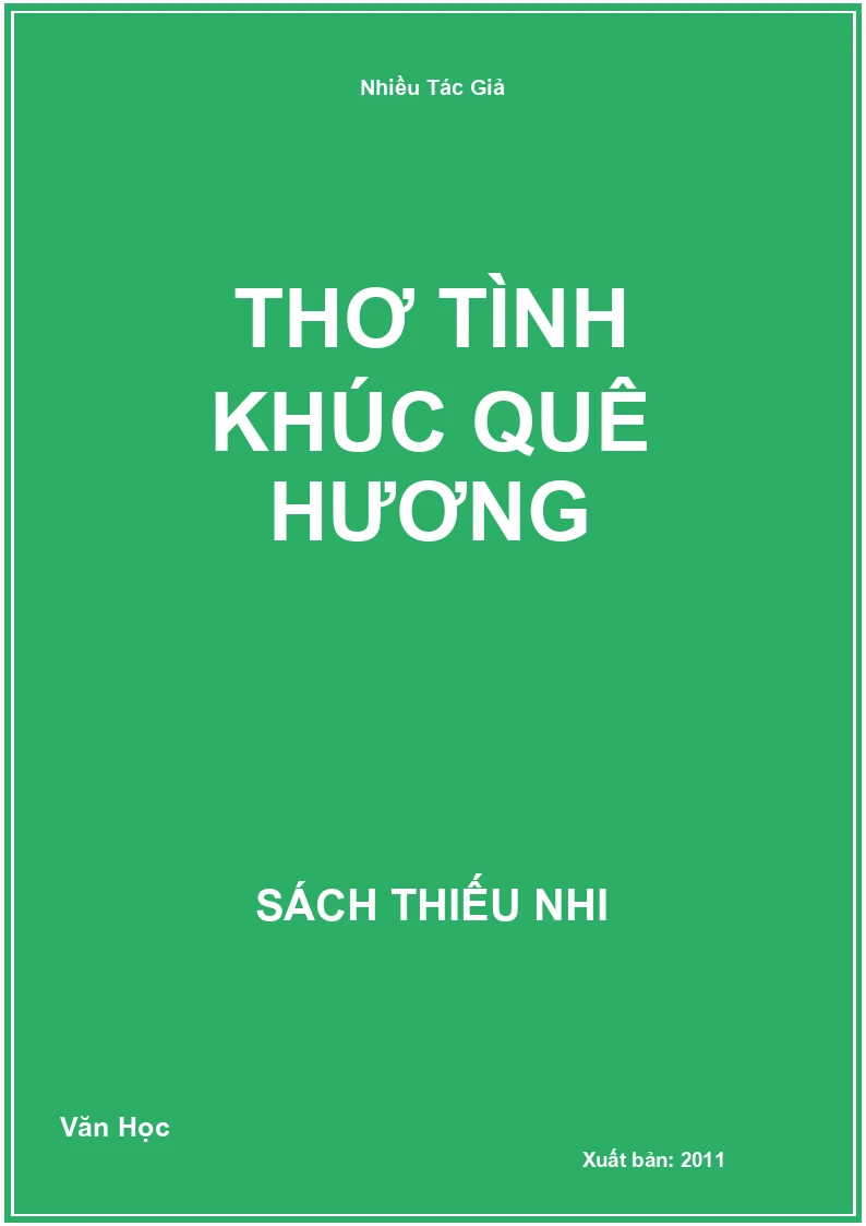 Thơ tình khúc quê hương