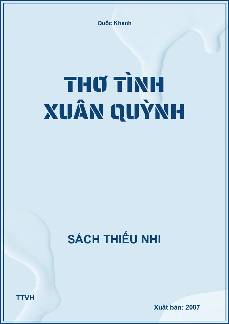 Thơ tình xuân Quỳnh