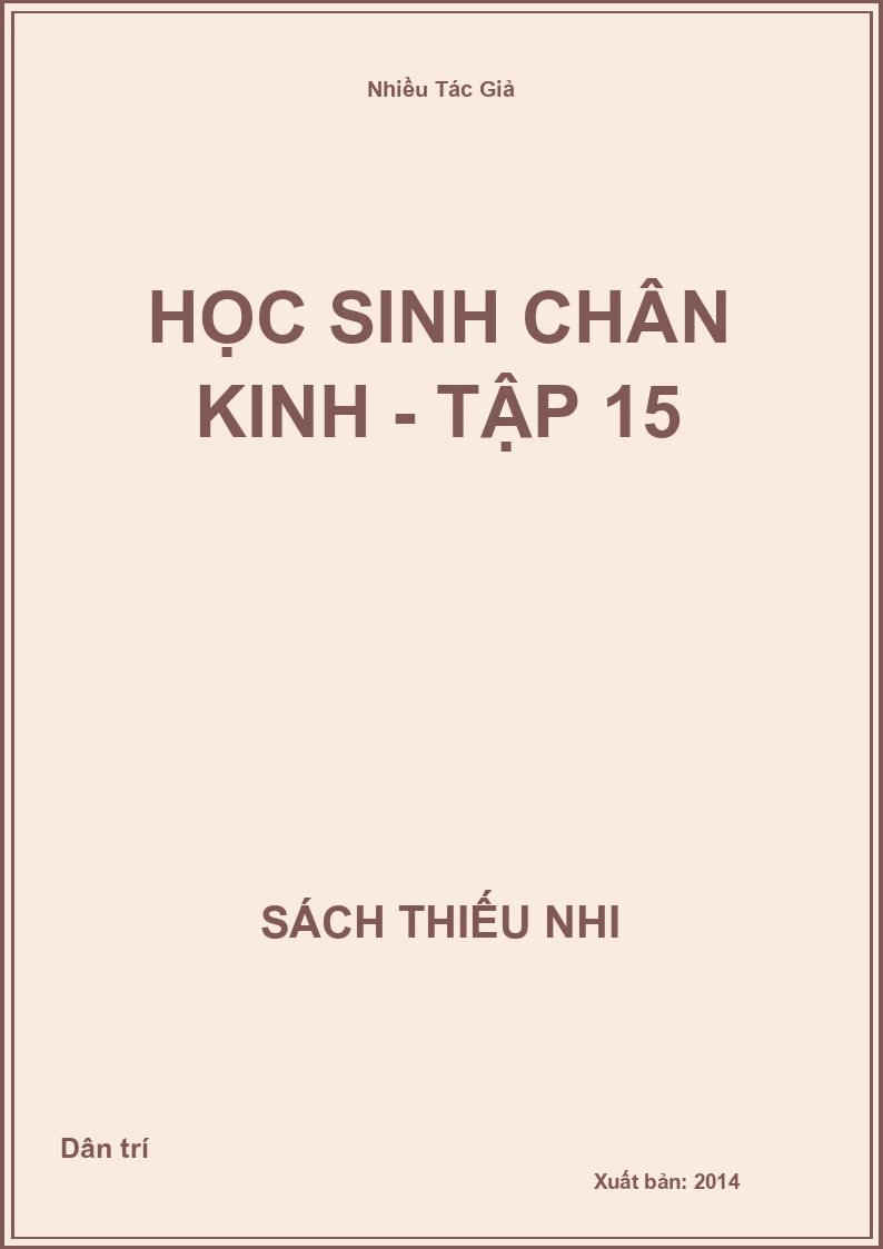 Học sinh chân kinh - Tập 15