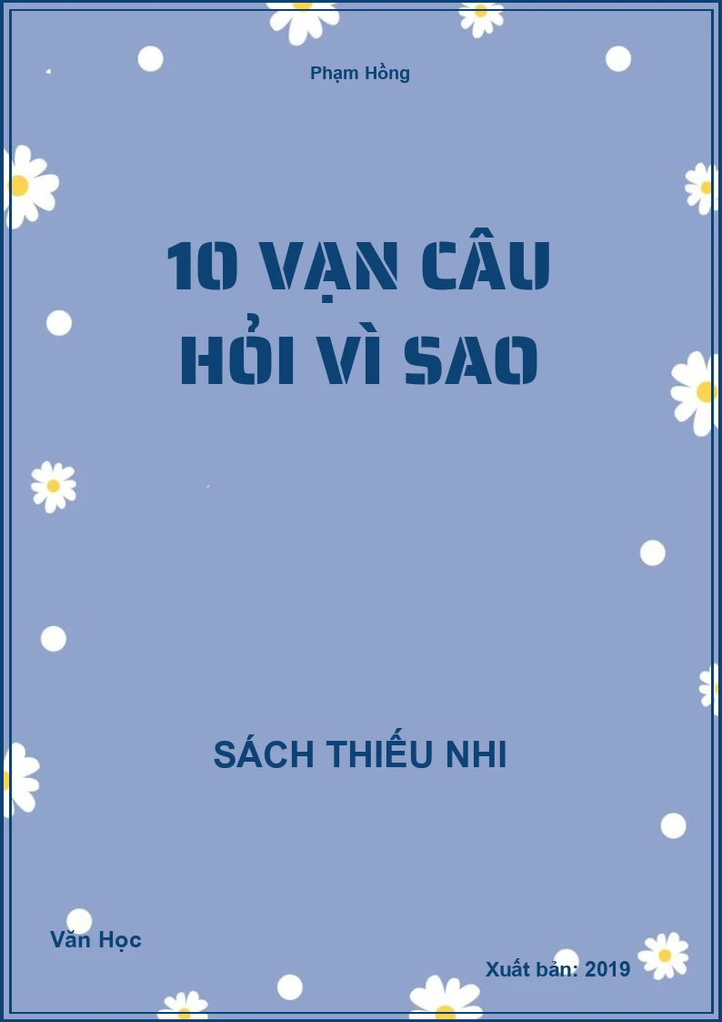10 vạn câu hỏi vì sao