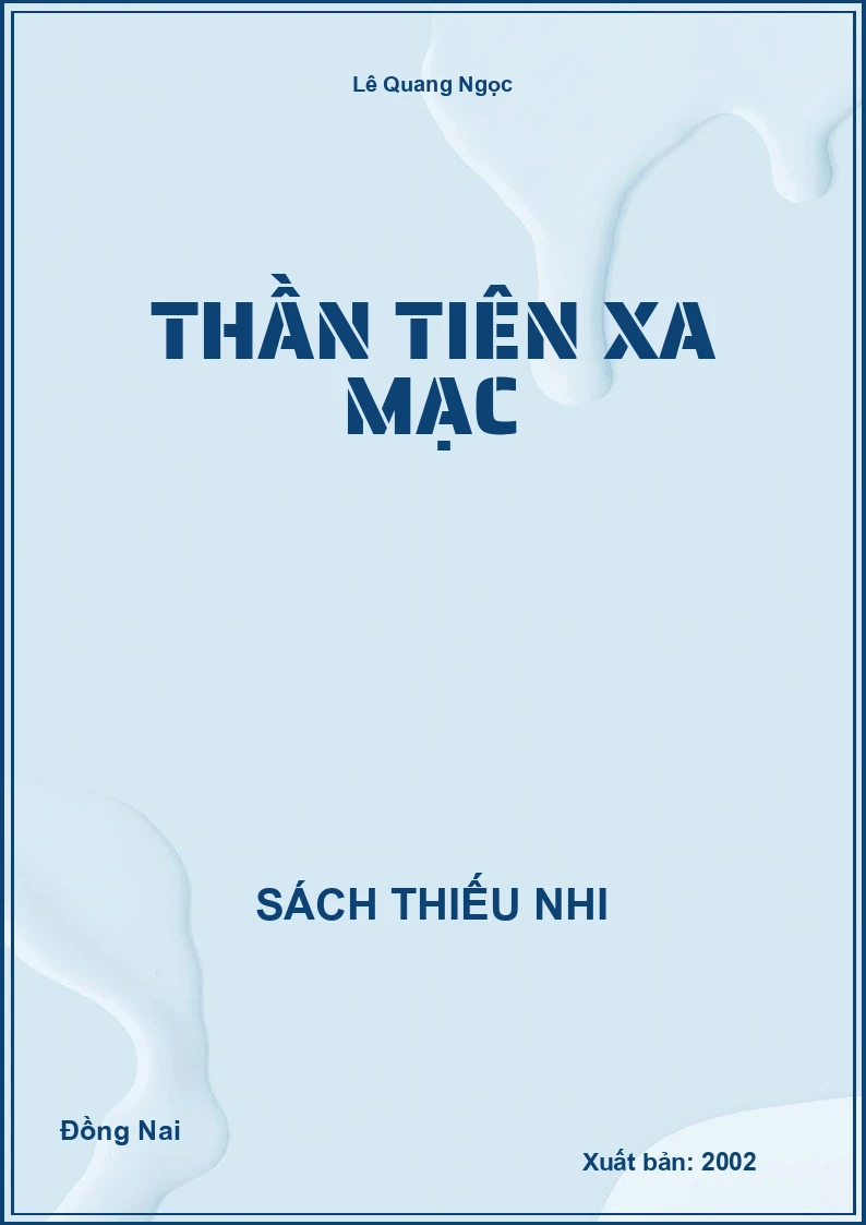 Thần tiên xa mạc