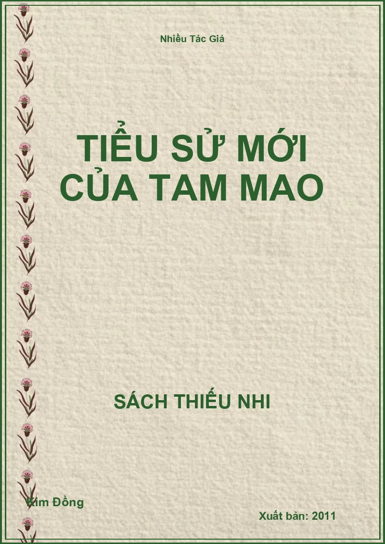 Tiểu sử mới của Tam Mao