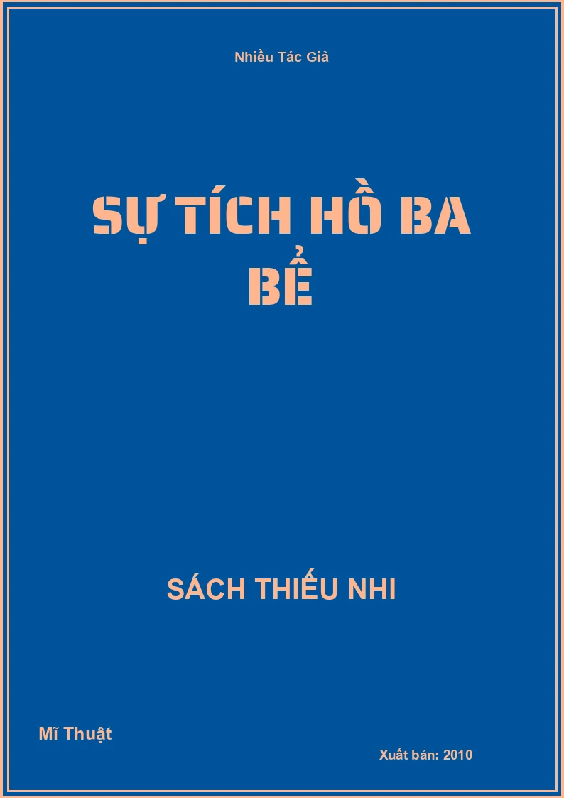 Sự tích hồ ba bể