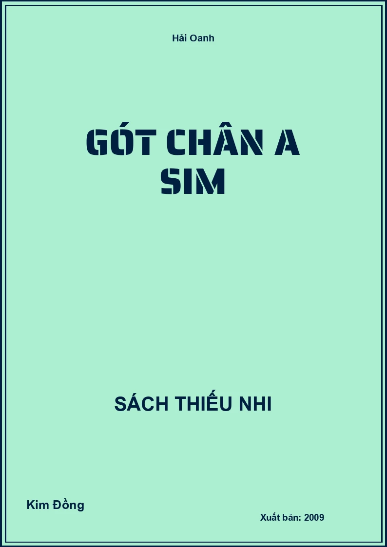 Gót chân A sim
