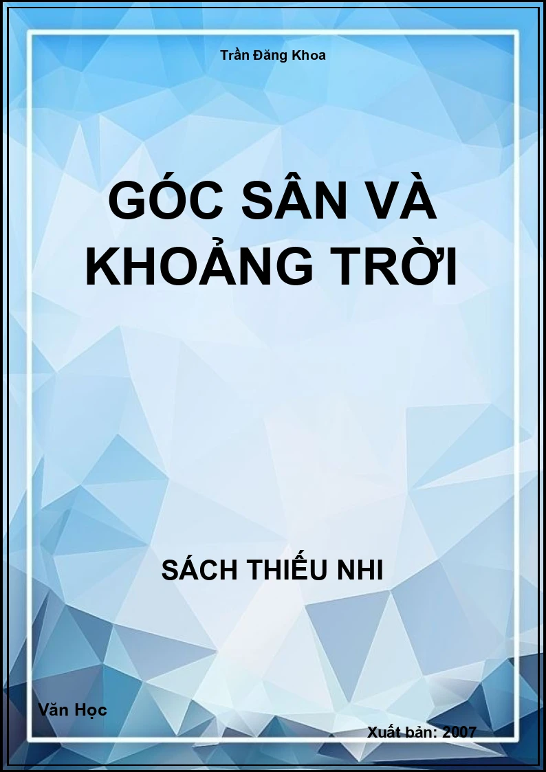 Góc sân và khoảng trời