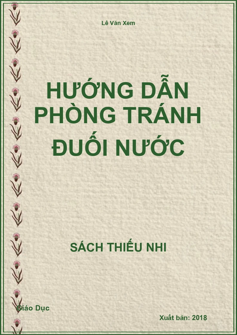 Hướng dẫn phòng tránh đuối nước
