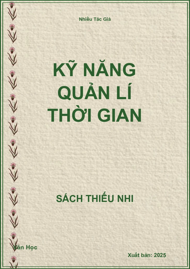 Kỹ năng quản lí thời gian