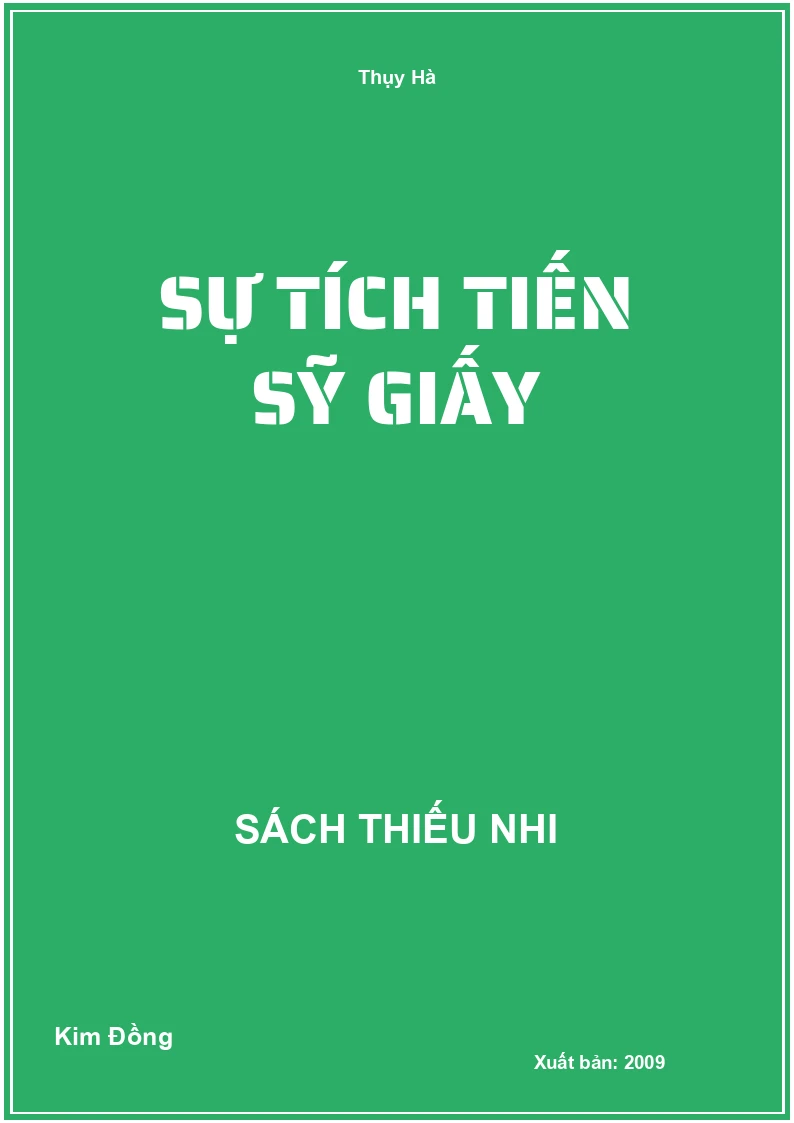 Sự tích tiến sỹ giấy