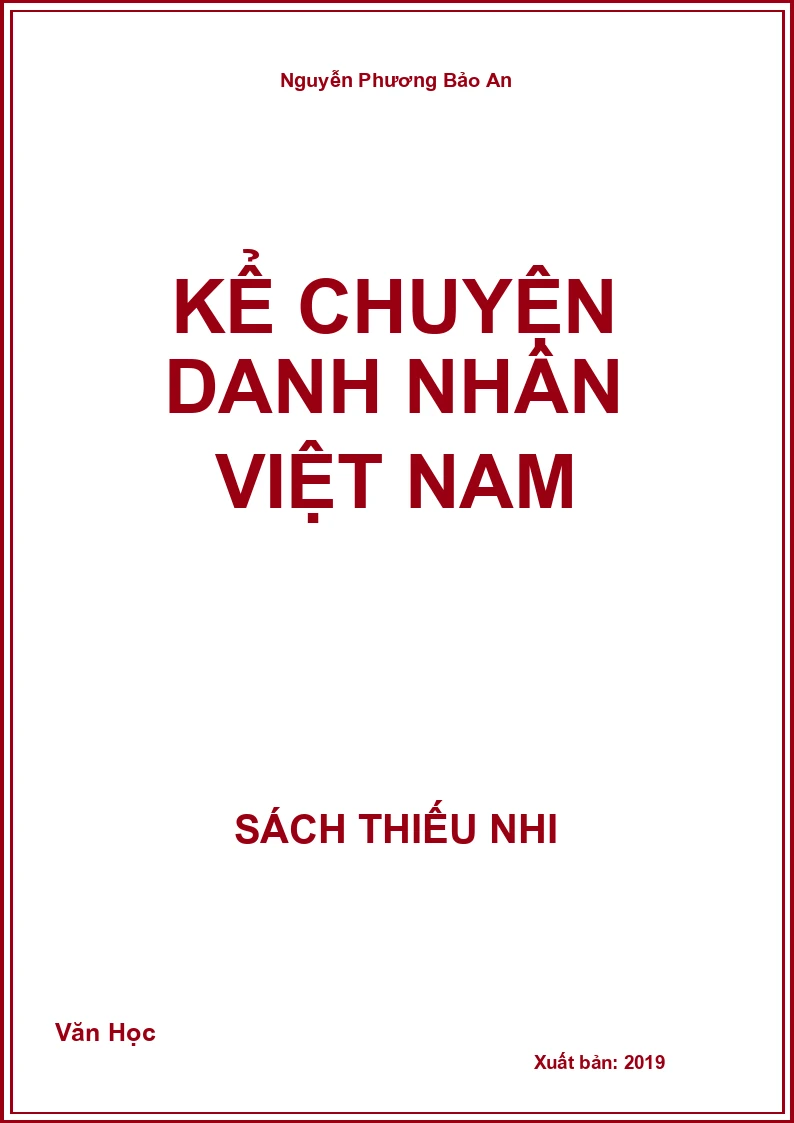 Kể chuyện danh nhân Việt Nam