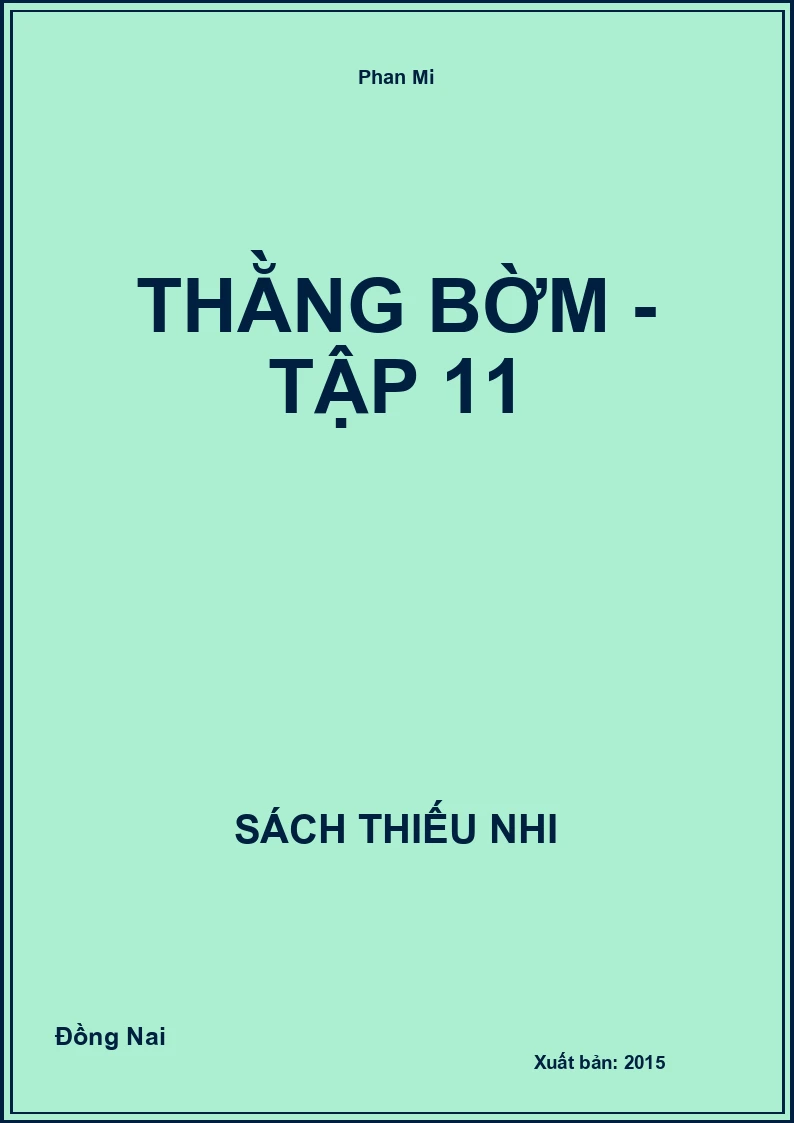 Thằng bờm - Tập 11