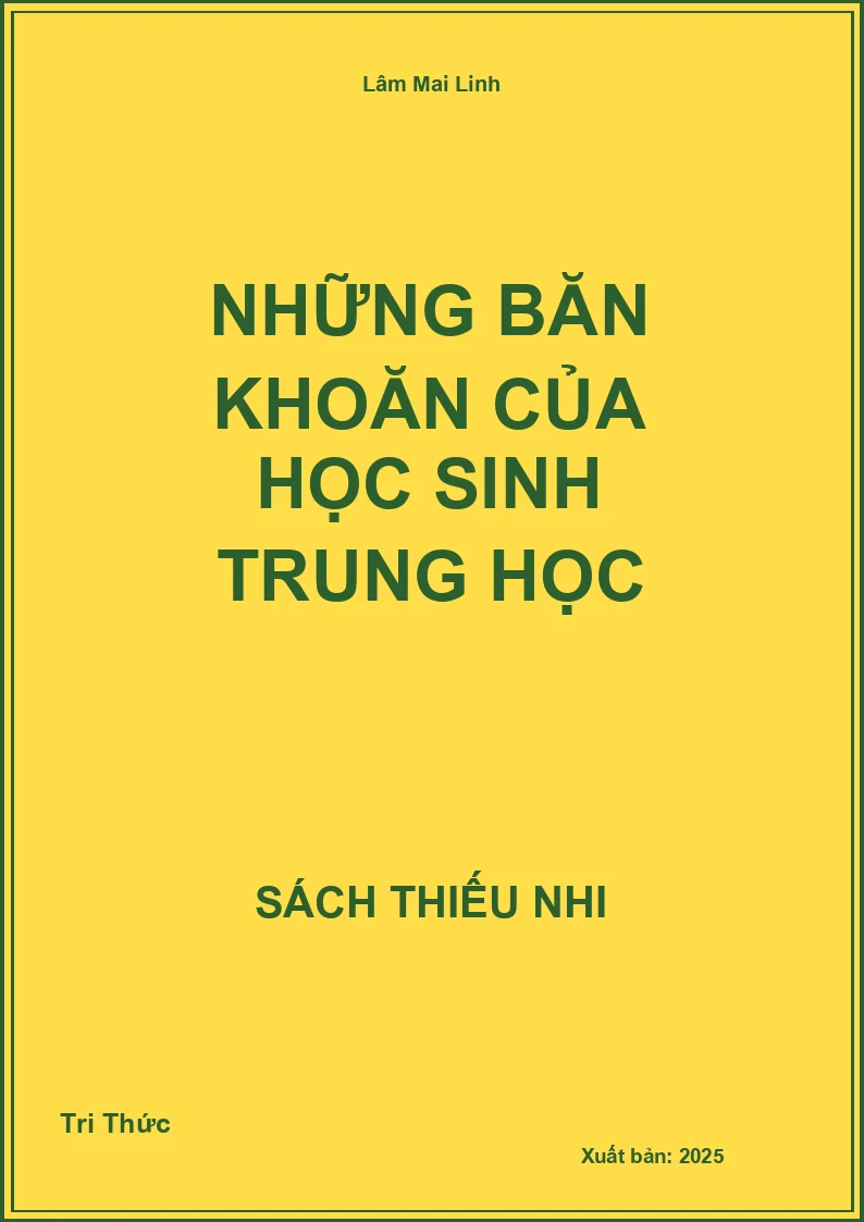 Những băn khoăn của học sinh trung học