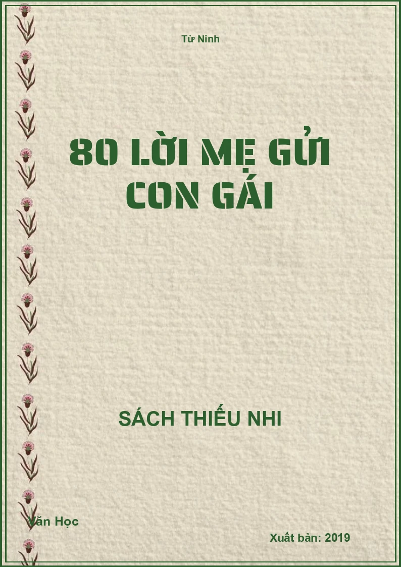 80 lời mẹ gửi con gái