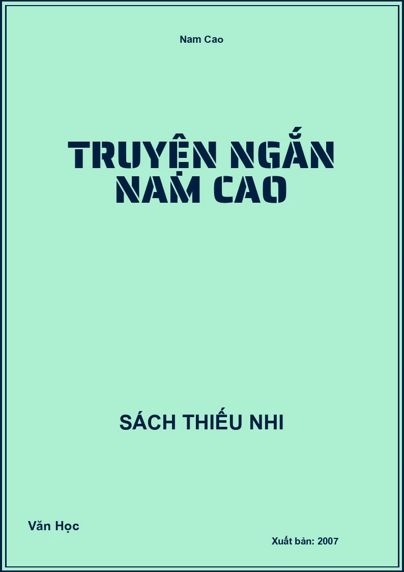 Truyện ngắn Nam Cao