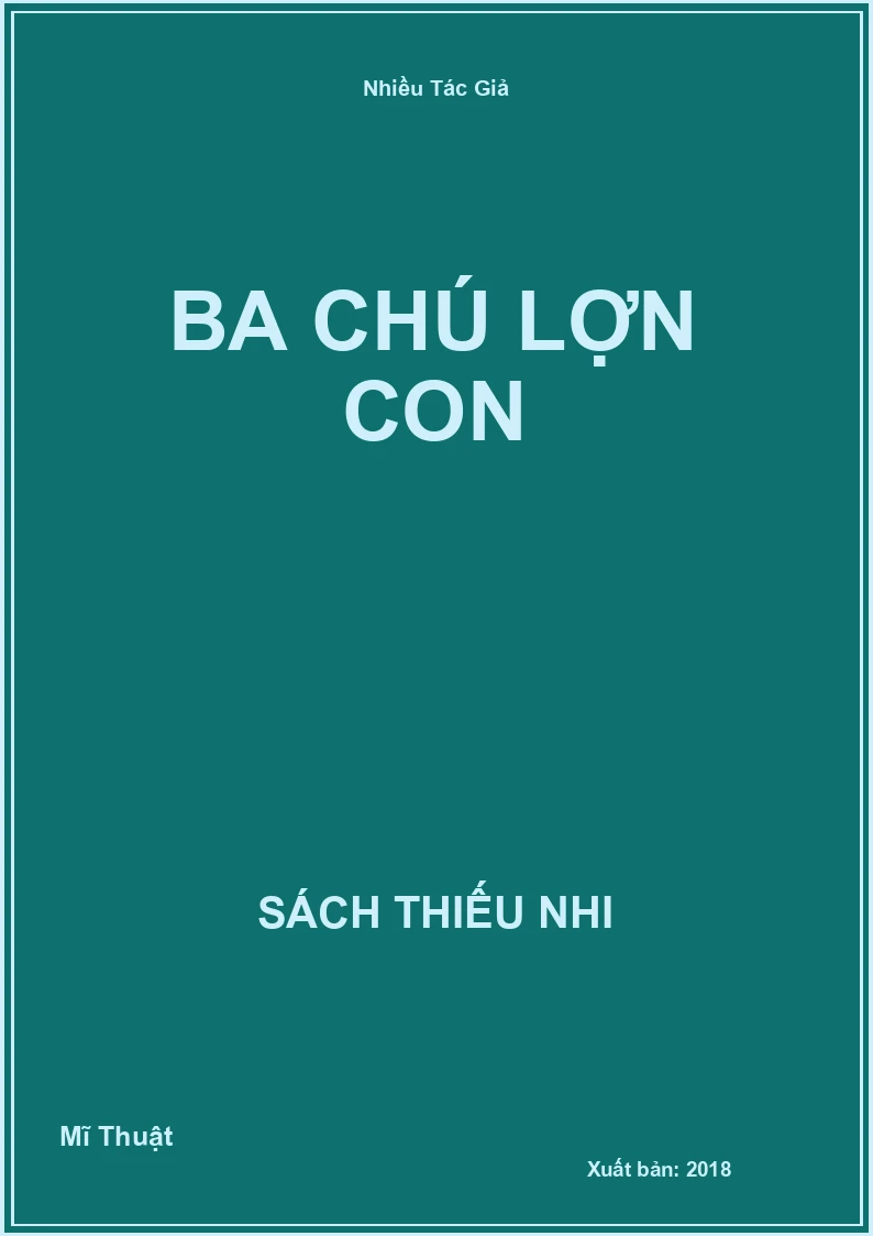 Ba chú lợn con