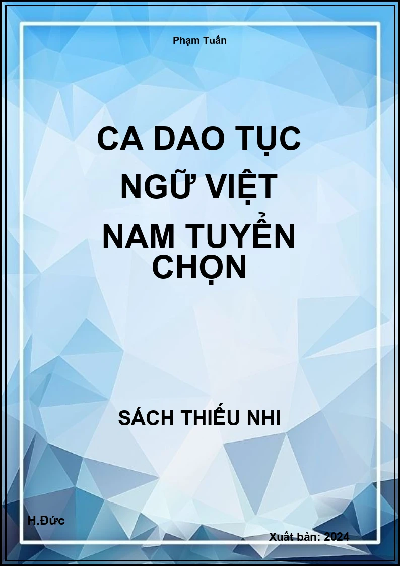 Ca dao tục ngữ Việt Nam tuyển chọn