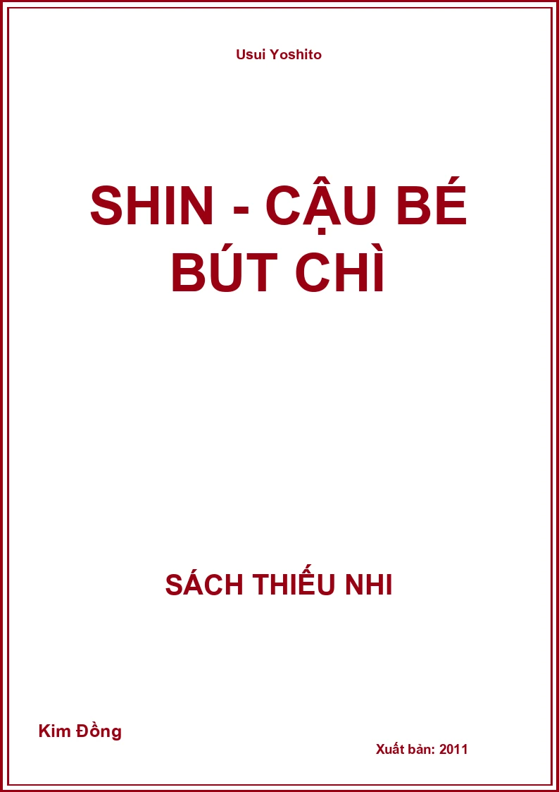 Shin - cậu bé bút chì
